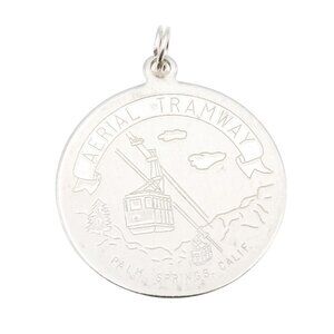 Vintage Palm Springs Aerial Tramway Sterling Silver Charm – 1960s California Tra